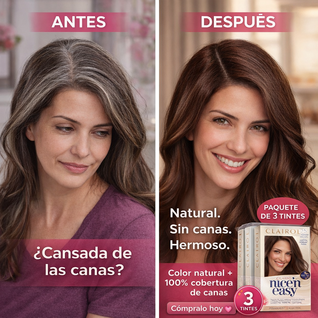 CLAIROL NICE'N EASY PERMANENTE COLOR DE PELO 5 MEDIUM MARRÓN