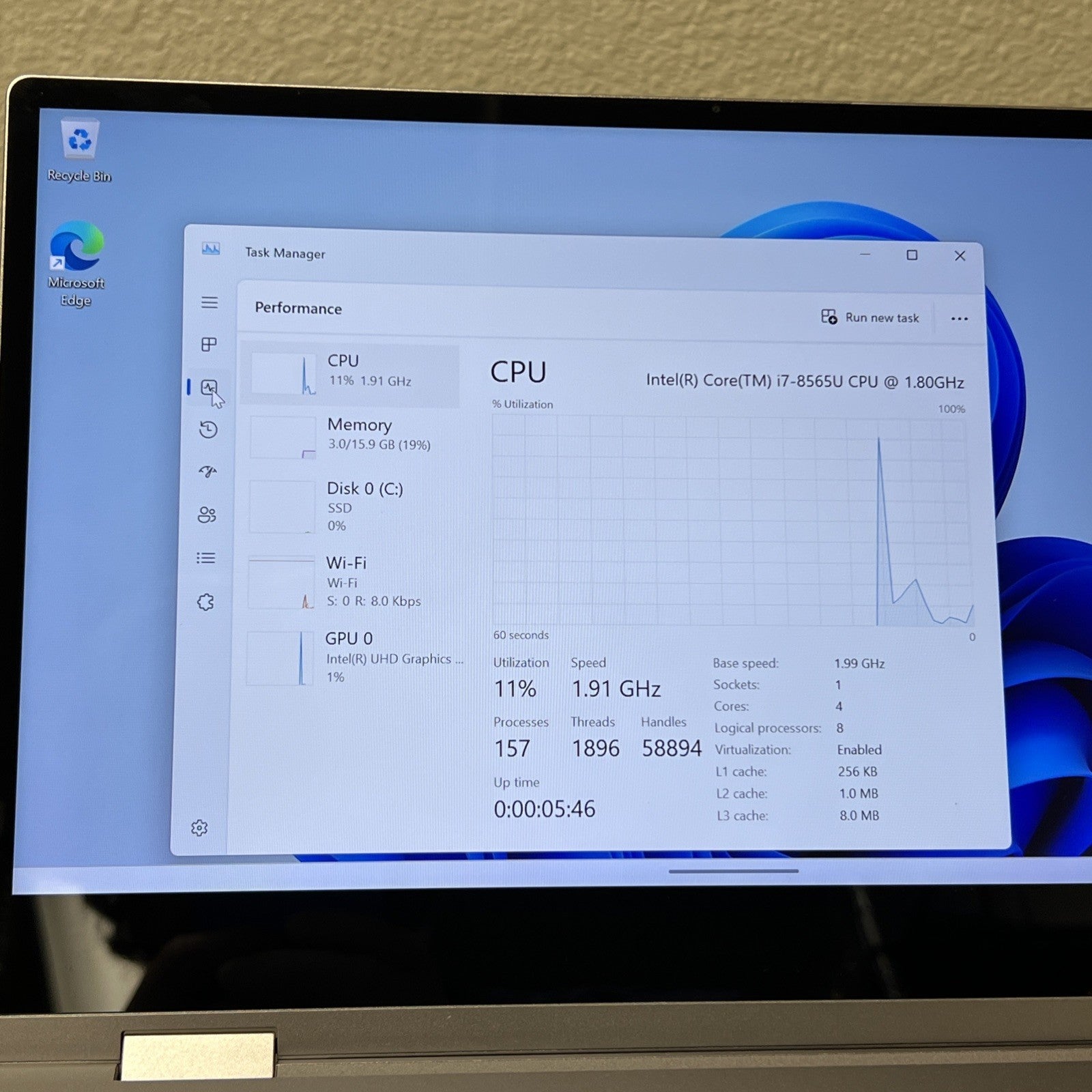 SAMSUNG NOTEBOOK 9 PRO 13” i7-8565U 16GB RAM 512GB 1.80GHz WIN 11PRO