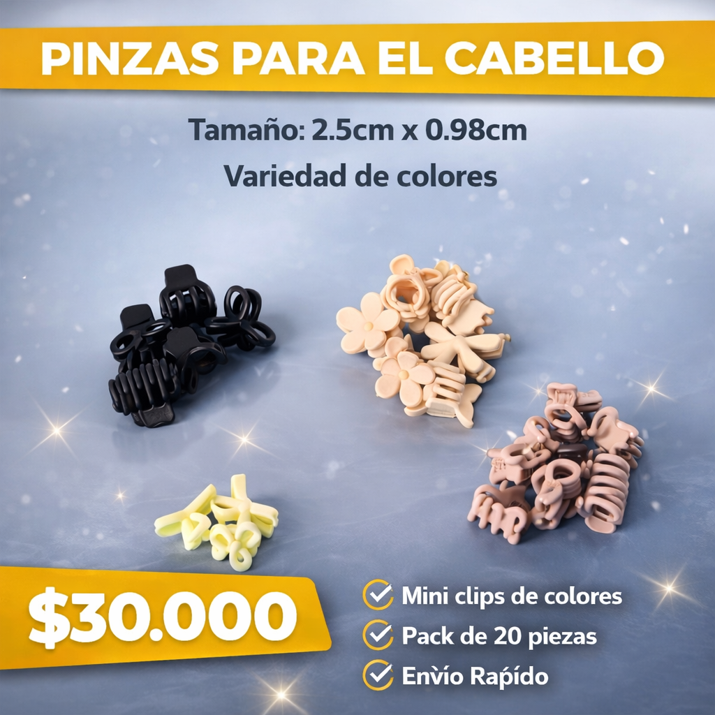 PINZAS PARA EL CABELLO